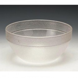 Zicco ZCP 048-1 Polycarbonate Round Bowl, 23 cm, Clear - Zicco