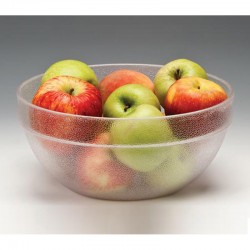 Zicco ZCP-049 Polycarbonate Round Bowl, 26 cm, Clear - Zicco