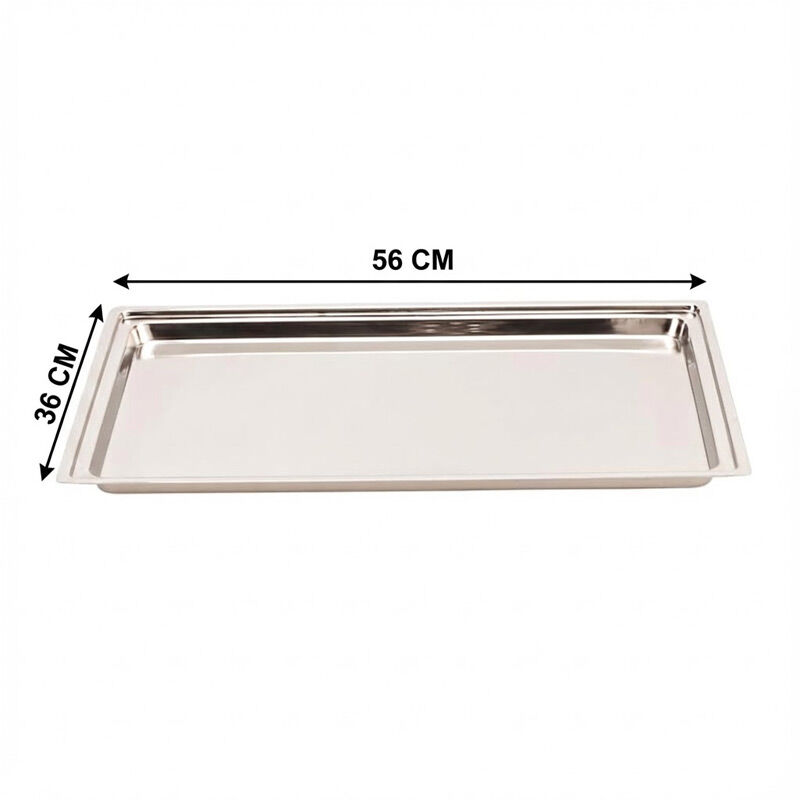 Zicco ZCP-069 Steel Corner Tray, 56x36 cm - Zicco