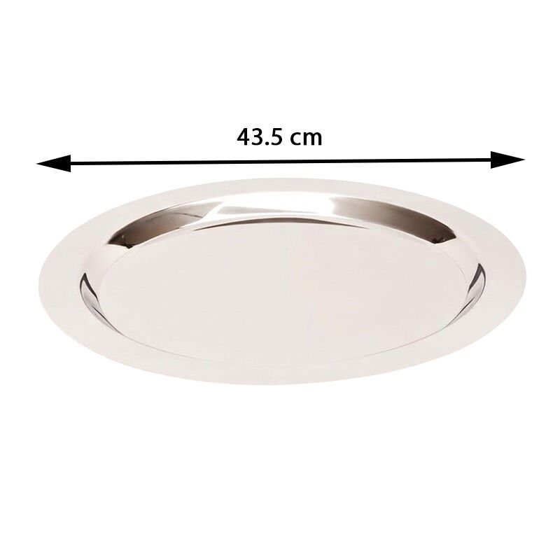 Zicco ZCP-072 Steel Round Display Tray, 43.5cm - Zicco