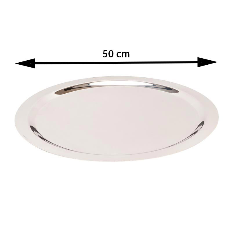 Zicco ZCP-074 Steel Round Display Tray, 50 cm - Zicco