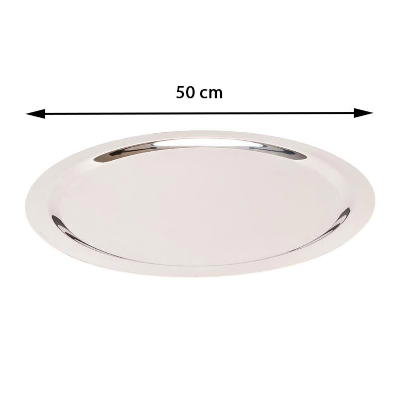 Zicco ZCP-074 Steel Round Display Tray, 50 cm - Zicco