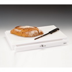Zicco ZCP-119 Acrylic Bread Cutting Board, 32x52x7 cm, White - Zicco