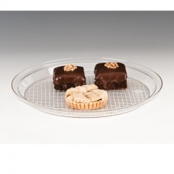 Zicco ZCP-169 Polycarbonate Round Display Tray, 34 cm - Zicco