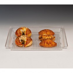 Zicco ZCP-172 Polycarbonate Square Display Tray, 35x35 cm - Zicco