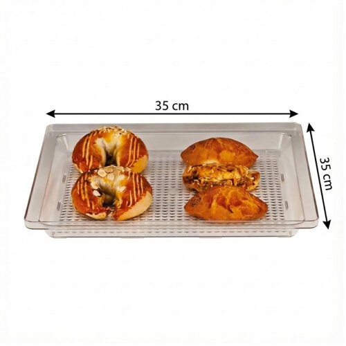 Zicco ZCP-172 Polycarbonate Square Display Tray, 35x35 cm - Zicco (1)