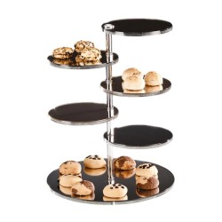 Zicco ZCP-218 Adjustable Display Stand, 6 Layers, 28x40 cm - Zicco