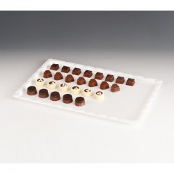 Zicco ZCP-229 Поликарбонатный лоток для шоколада, 25x40 см, белый - Zicco