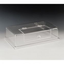 Zicco ZCP-245 غطاء عرض أكريليك مع نافذة، 54 × 34 × 14 سم - Zicco