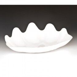 Zicco ZCP-300 Polycarbonate Oyster Display Plate, 38x27x5 cm, White - Zicco