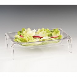 Zicco ZCP-318 حامل عرض من البولي كربونات مع ألواح، 41 × 26 × ارتفاع: 11 سم - Zicco