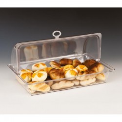 Zicco ZCP-319 Polycarbonate Rolltop Deep Storage Container with Lid, 28x43x22 cm - Zicco