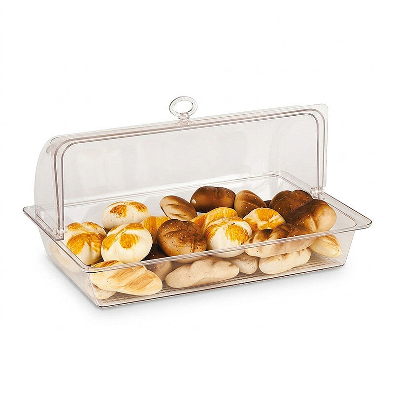 Zicco ZCP-319 Polycarbonate Rolltop Deep Storage Container with Lid, 28x43x22 cm - Zicco