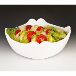 Zicco ZCP-335 Polycarbonate Deep Display Bowl, 31x31 cm, White - Zicco
