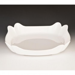 Zicco ZCP-336 Polycarbonate Display Bowl, 35x35 cm, White - Zicco
