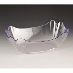 Zicco ZCP-337 وعاء عرض مستطيل من البولي كربونات، 27 × 18 × 9 سم، شفاف - Zicco