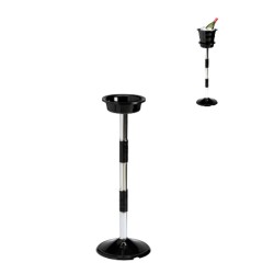 Zicco ZCP 344-3 Akrilik Şişe Kova Standı, 75 cm, Siyah - Zicco