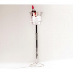 Zicco ZCP-344 Acrylic Bottle Bucket Stand, 75 cm, Clear - Zicco