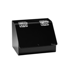 Zicco ZCP-355-3 Acrylic Tip Box, 14.5x20x14.5 cm, Black - Zicco