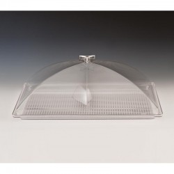 Zicco ZCP-379 Acrylic Storage Container with Polycarbonate Tray and Acrylic Lid, 35x55 cm - Zicco