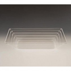Zicco ZCP-426 Acrylic Display Bowl, 43.5x28.5 cm, Clear - Zicco