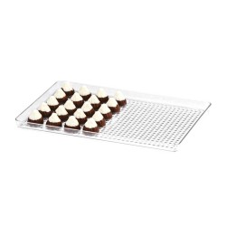 Zicco ZCP-462 Polycarbonate Chocolate Display Tray, 20x30 cm - Zicco