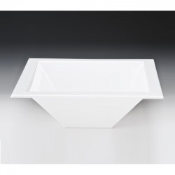 Zicco ZCP-471 Чаша для демонстрации из поликарбоната, 44,5x44,5x15,5 см, белая - Zicco