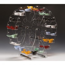 حامل العرض الدوار Zicco ZCP-481، 36 مقصورة، 75 سم - Zicco