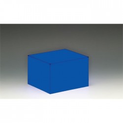 Zicco ZCP-490 حامل عرض مكعب مضيء صغير الحجم من الأكريليك (15 × 15 × 15 × 10 سم) - 1