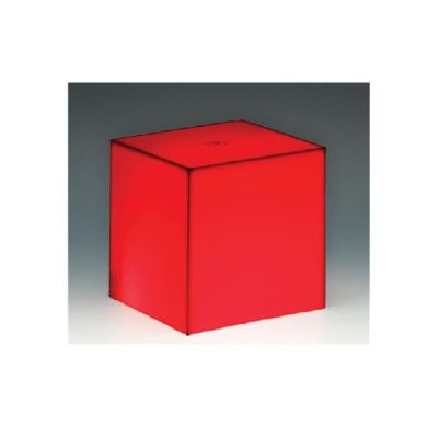 Zicco ZCP-491 حامل عرض مكعب مضيء متوسط الحجم من الأكريليك (15 × 15 × 15 سم) - Zicco