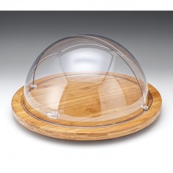 Zicco ZCP-518 Polycarbonate Fan with Wooden Base, Rolltop Cover, 46 cm - Zicco