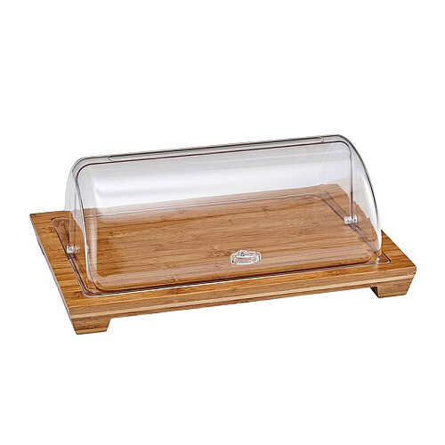 Zicco ZCP-520 مروحة من البولي كربونات بقاعدة خشبية، غطاء قابل للطيّ، 48 × 32 سم - 1