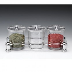Zicco ZCP-528 Polycarbonate Sauce Holder Jam Holder Spice Rack Stand, 37x14x14 cm - Zicco