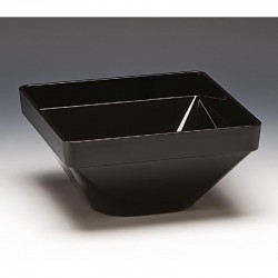 Zicco ZCP-559 Polycarbonate Bowl, 22x22x11 cm, Black - Zicco