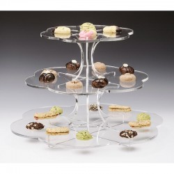 Zicco ZCP-560 Acrylic Daisy Display Stand, 34 cm - Zicco