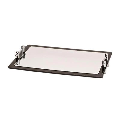 Zicco ZCP-589 Rectangular Display Stand with Mirror Stand, 60x40 cm - Zicco