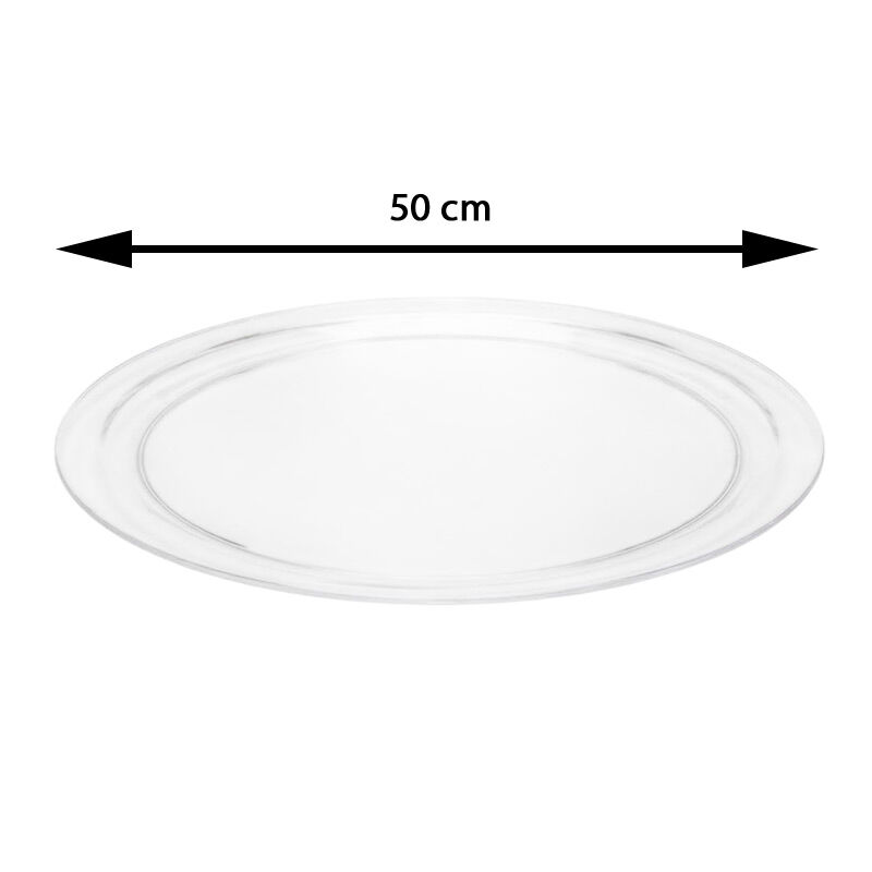 Zicco ZCP-601 Polycarbonate Display Tray, 50 cm, Clear - Zicco