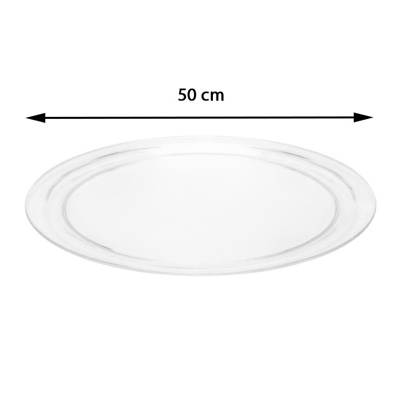 Zicco ZCP-601 Polycarbonate Display Tray, 50 cm, Clear - Zicco