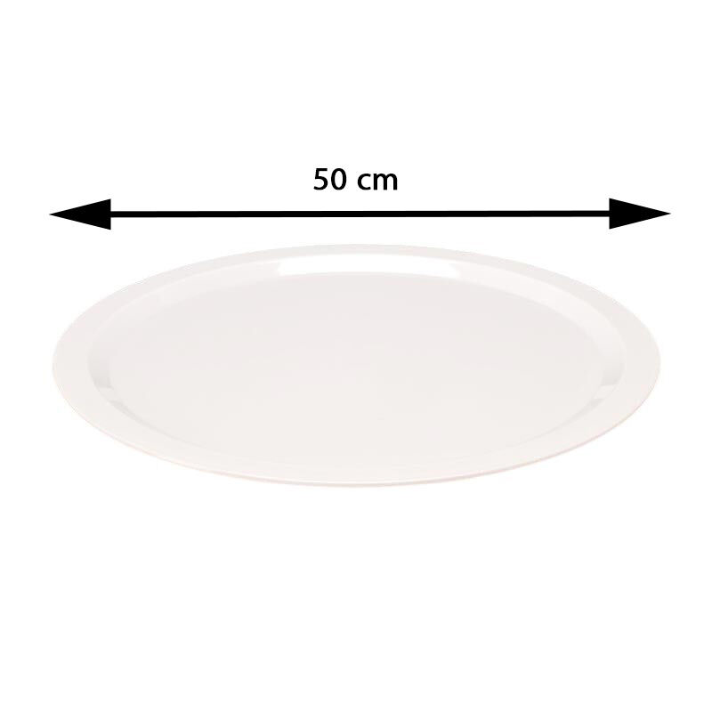 Zicco ZCP-601 Polycarbonate Display Tray, 50 cm, White - Zicco