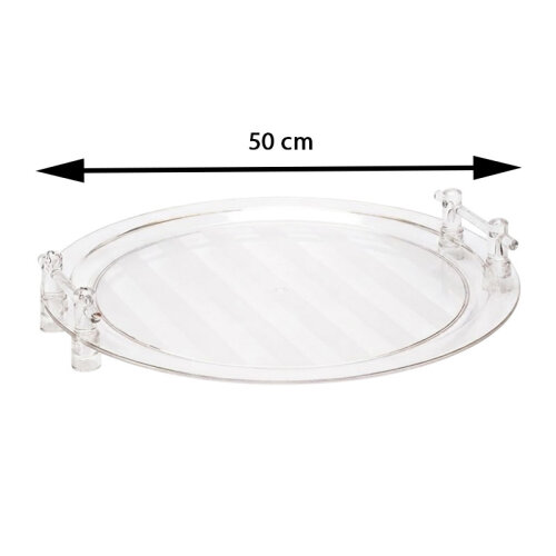 Zicco ZCP-605 Polycarbonate Display Tray, 50 cm - 2