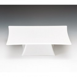 Zicco ZCP-626 حامل عرض قائم من البولي كربونات، 20 × 20 × 20 × 7 سم، أبيض - Zicco