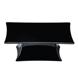 Zicco ZCP-627 حامل عرض قائم أحادي الطبقة، 25x25x25x7 سم، أسود - Zicco