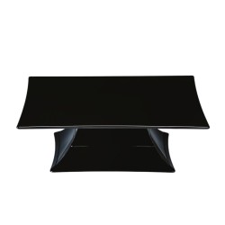 Zicco ZCP-628 حامل عرض قائم من البولي كربونات، 30 × 30 × 30 × 10.5 سم، أسود - Zicco