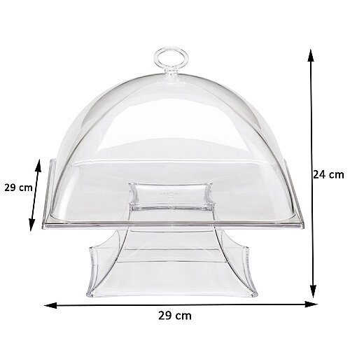 Zicco ZCP-636 مروحة بولي كربونات، 29x29x29x24 سم، شفاف - Zicco (1)
