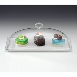 Zicco ZCP-690 Melamine Bottom Storage Container with Acrylic Lid, 18x35 cm - Zicco