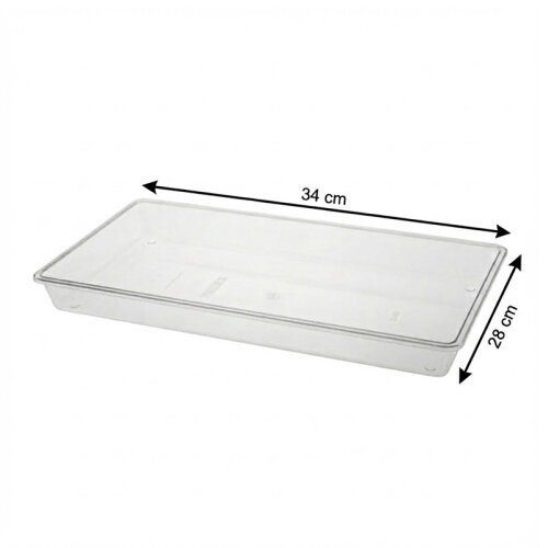 Zicco ZCP-707 صينية عرض من البولي كربونات، GN 1/2، 28 × 34 سم - Zicco (1)