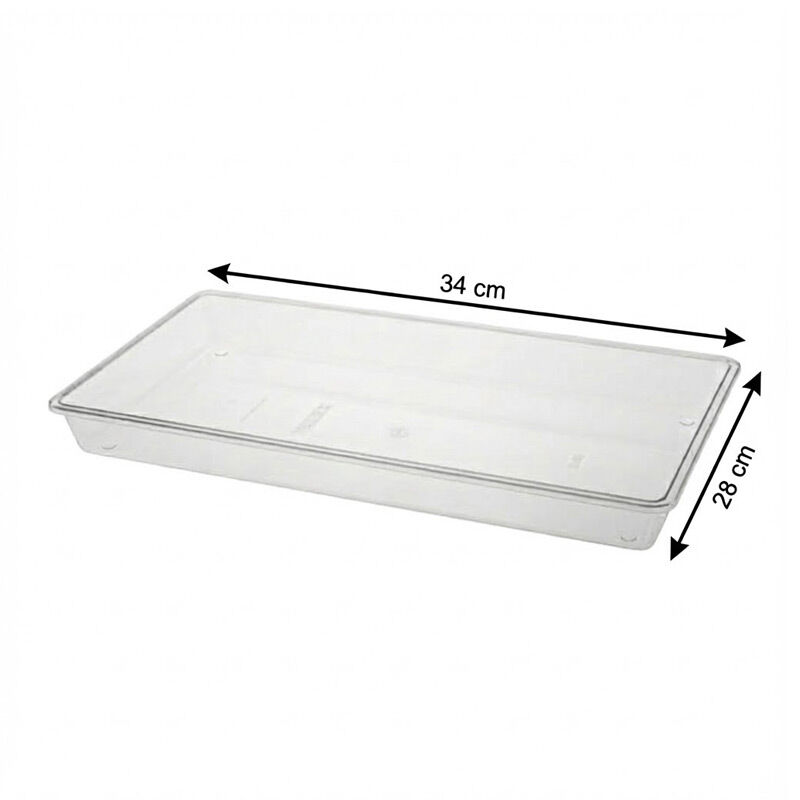 Zicco ZCP-707 صينية عرض من البولي كربونات، GN 1/2، 28 × 34 سم - Zicco