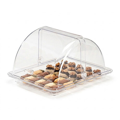 Zicco ZCP-710 Polycarbonate GN 1/2 Container, 28x34x21 cm - 1