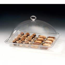 Zicco ZCP-711 Polycarbonate Storage Container with Tray, GN 1/2, 28x34x17 cm - Zicco