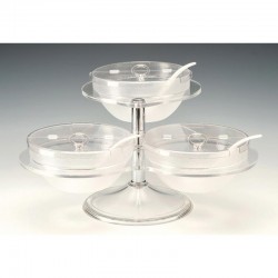 Zicco ZCP-730 حامل عرض مع وعاء من البولي كربونات، 54x50x30 سم - Zicco